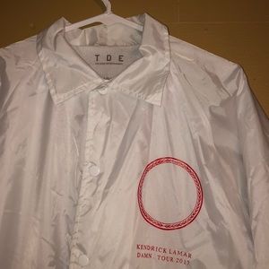 Kendrick Lamar DAMN. Tour white coaches jacket